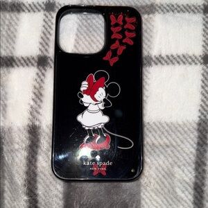 kate spade Black and Red Mouse Design Phone Case